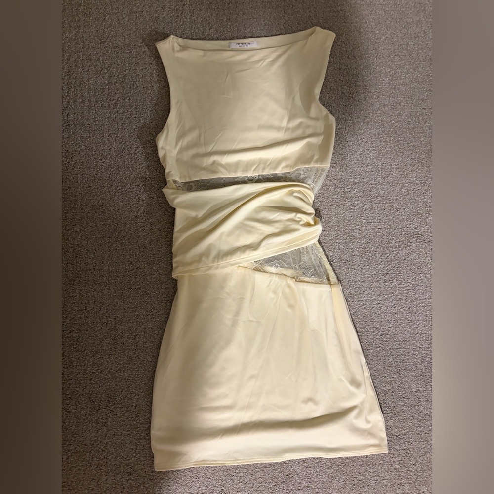 2/$40 Peppermayo Yellow Dress